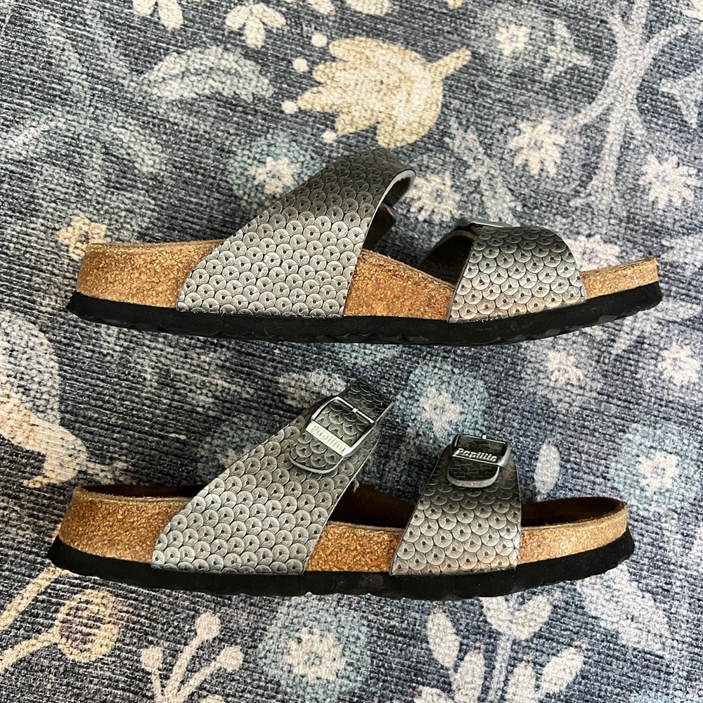 Papillio By Birkenstock Sydney Sequin Print Sandals View 4